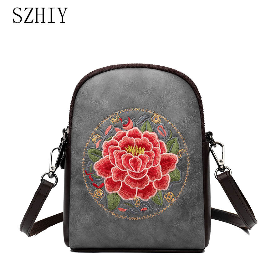 Interior Design Style - Retro Phone Pocket Women Shoulder Bag