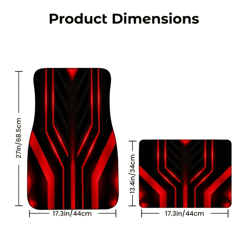 Car Floor Mats 4pcs, Material, - Interior Design Visualizer review and price