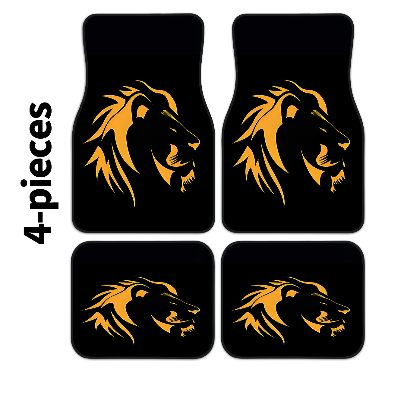 4pcs Auto Floor Mats With Lion - Interior Design Visualizer review and price