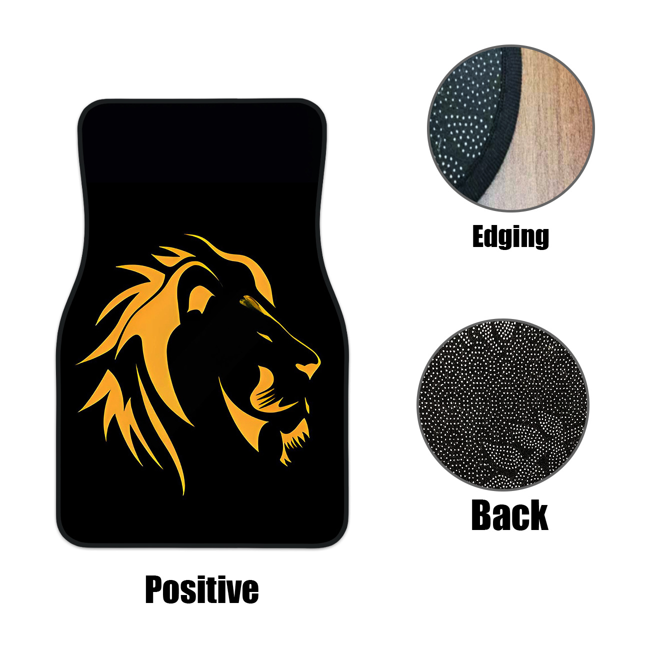4pcs Auto Floor Mats With Lion - Interior Design Visualizer review and price