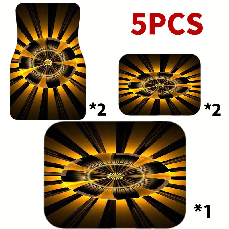 5pcs Polyester Car Floor Mats  - Interior Design Visualizer review and price